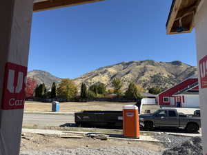 View of mountain background