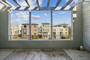 Balcony with a pergola