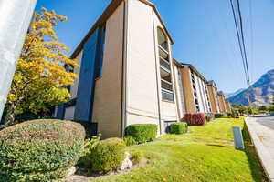 View of property featuring a mountain view