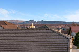 View of mountain background