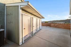 View of outdoor structure