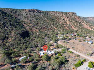 View of property location featuring mountains