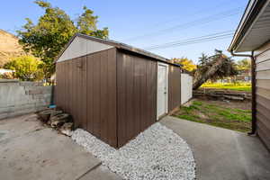 View of shed