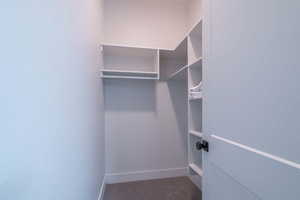 View of spacious closet