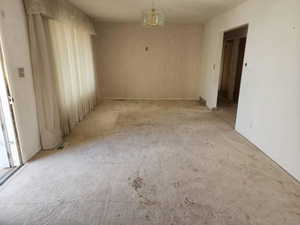 View of unfurnished dining area