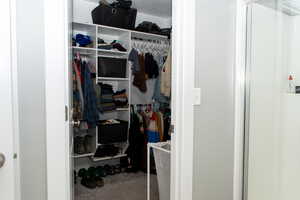 View of closet