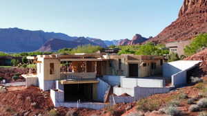 View of mountain background