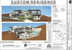 View of marketing collateral with multiple images