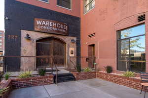 Main entrance to property