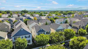 Drone / aerial view of mountains