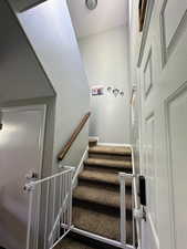 View of stairs from entry