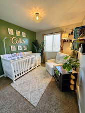 Bedroom with ample natural light.