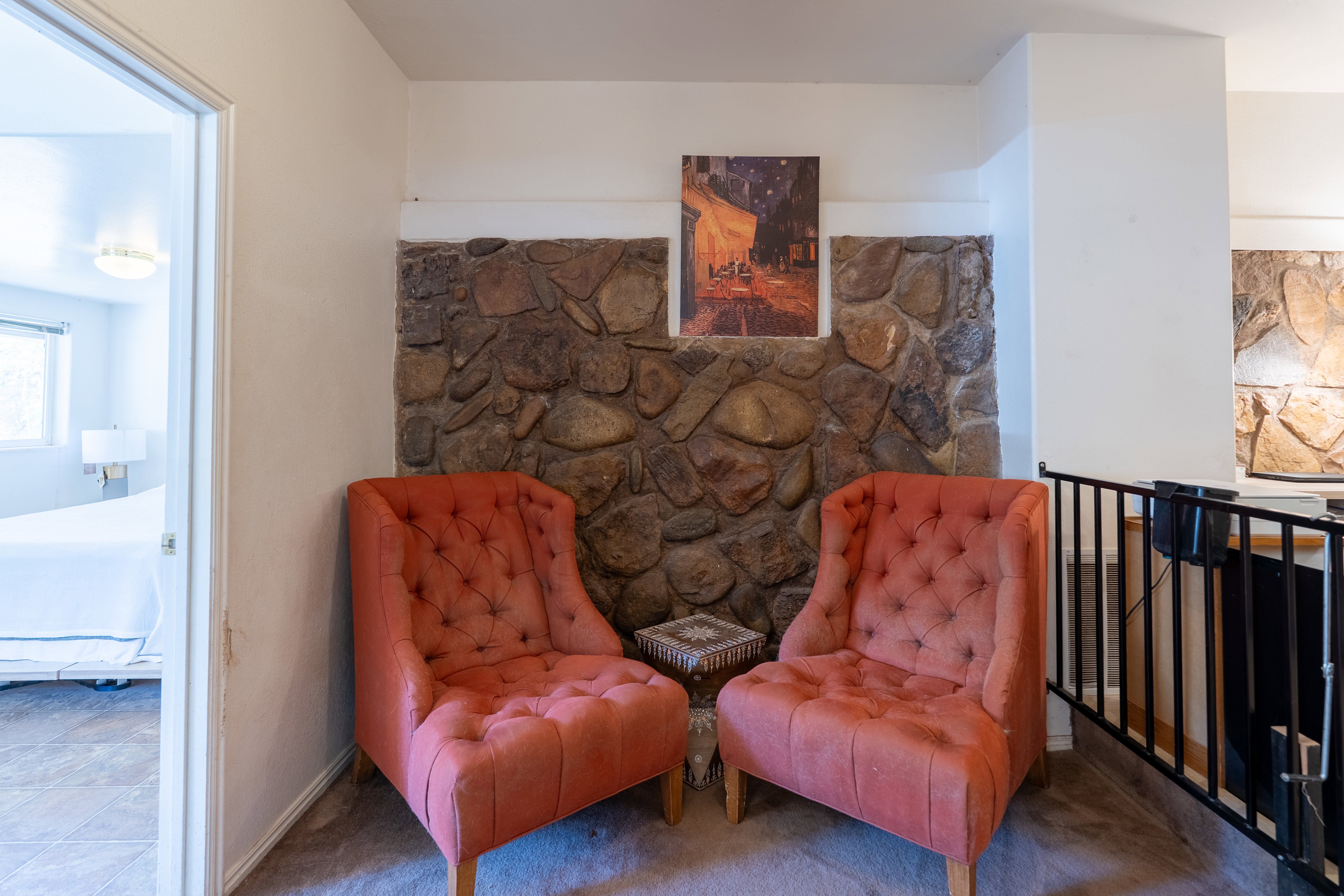 View of living area