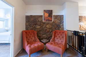 View of living area