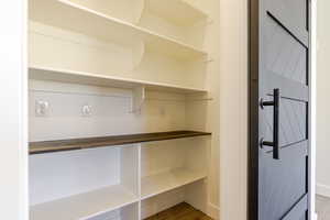 View of storage area