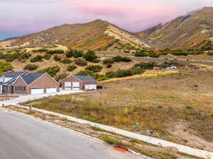 View of mountain background