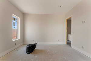 Spare room with baseboards