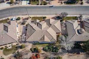 Aerial overview of property's location