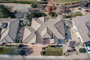 Aerial view of property and surrounding area