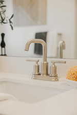 Bathroom view of a sink