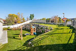 Surrounding community featuring a fenced backyard