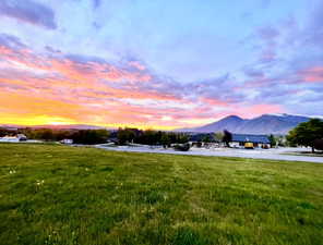 View of mountain background