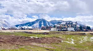 View of mountain background