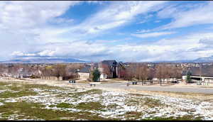 View of mountain background