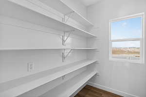 View of storage area