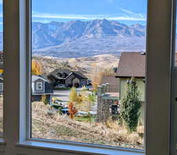 View of mountain background