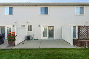 Back of house featuring a patio