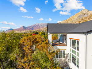 View of mountain background