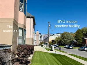 Just down the road from the BYU indoor practice facility.