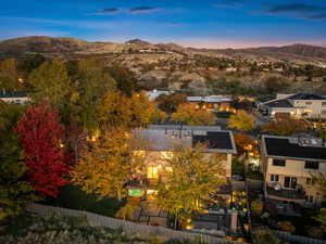 View of mountain background