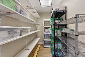 View of storage room