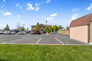 View of uncovered parking lot