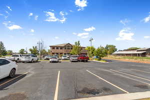 View of uncovered parking lot