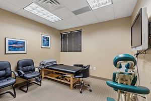 Misc room featuring a paneled ceiling