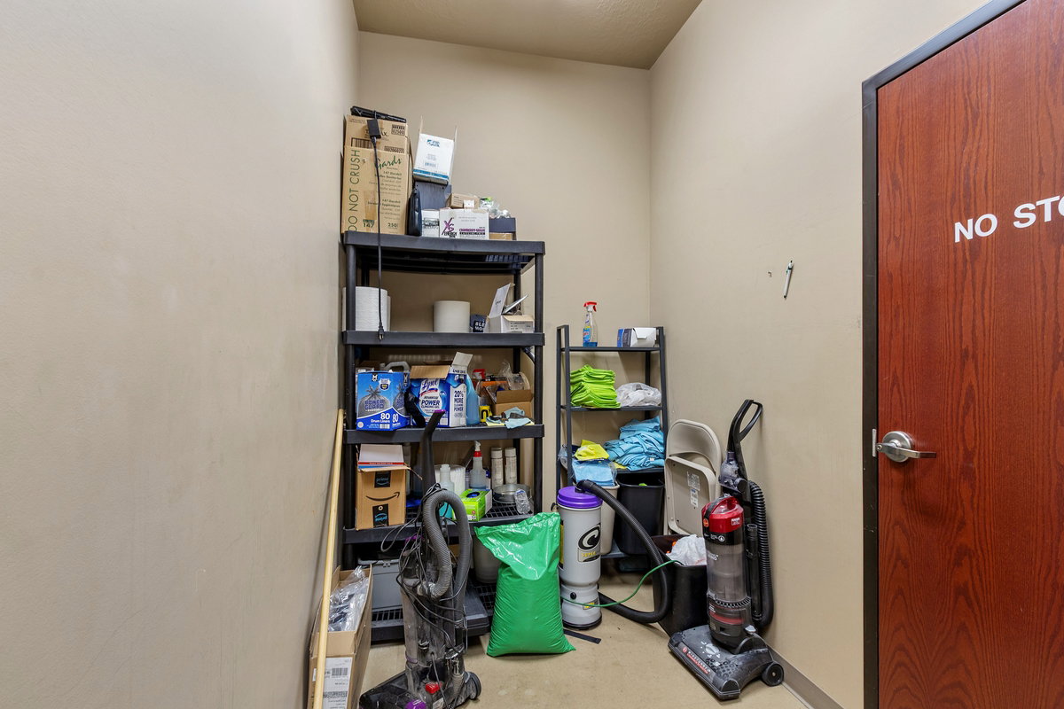 View of storage room