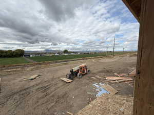 View of yard featuring a rural view
