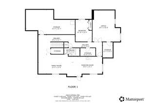 View of basement floor plan