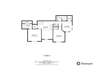 View of second level floor plan
