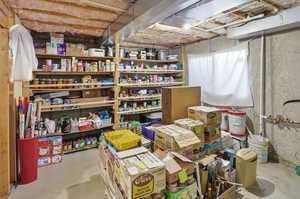 View of storage area