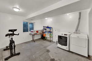 Storage/Den/Laundry area