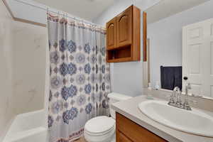 Full bath with vanity