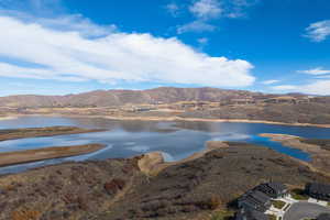 Water view with a mountain backdrop