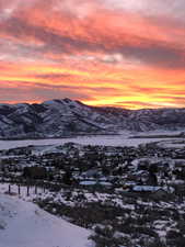 View of mountain background