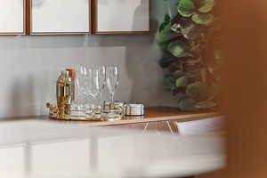 Detailed view of a sink