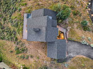 Aerial view of property and surrounding area