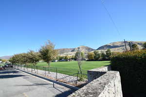 View of mountain backdrop